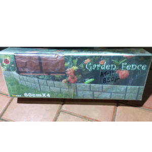 Plastic Garden Fence Terracotta