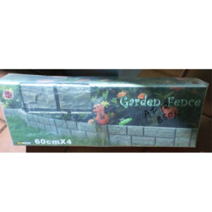 Plastic Garden Fence Grey