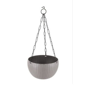 Grey Hanging Basket