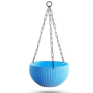 Blue Hanging Basket