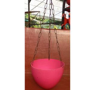 Pink Hanging Basket 7"